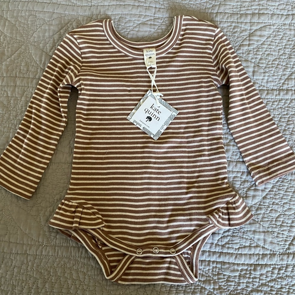 Kate Quinn Long Sleeve Ruffle Leg Bodysuit